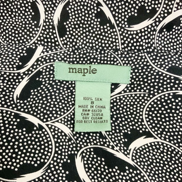 Anthropologie Maple 100% silk Aurinia blouse - Picture 3 of 3